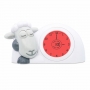 картинка Часы-будильник для тренировки сна Ягнёнок Сэм (SAM) ZAZU (серый) интернет-магазин Киндермир