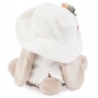 картинка Зайка Ми в белой меховой шляпе и жилете (большой) SidM-159 интернет-магазин Мамам и Папам