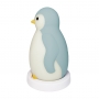 картинка Беспроводная колонка+будильник+ночник пингвинёнок Пэм (PAM) ZAZU (синий) интернет-магазин Киндермир