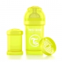 картинка Антиколиковая бутылочка Twistshake для кормления 180 мл. Жёлтая (Starlight) интернет-магазин Мамам и Папам
