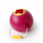 картинка Ведёрко для воды Quut Ballo. Цвет: розовая Калипсо и спелый жёлтый (Calypso Pink + Mellow Yellow) интернет-магазин Мамам и Папам