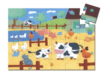 картинка Пазл, Коровы на ферме интернет-магазин Киндермир