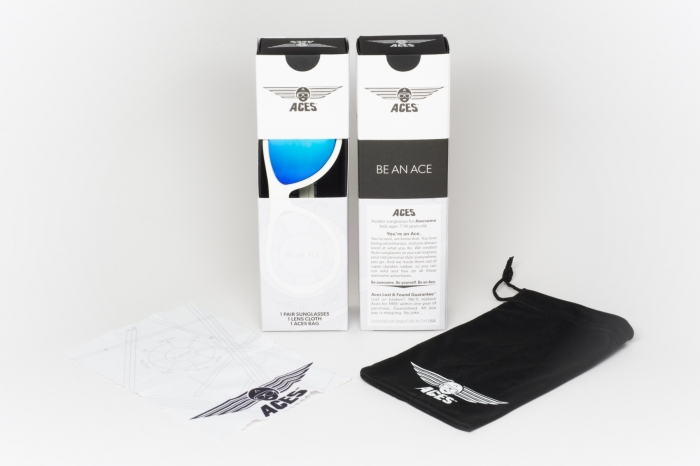  /  Aces Aviator   (Wicked White).   - 
