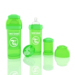 картинка Антиколиковая бутылочка Twistshake для кормления 260 мл. Зеленая интернет-магазин Мамам и Папам
