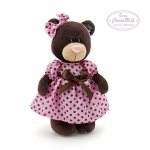 картинка Медведь Девочка Milk стоячая в летнем платье интернет-магазин Киндермир